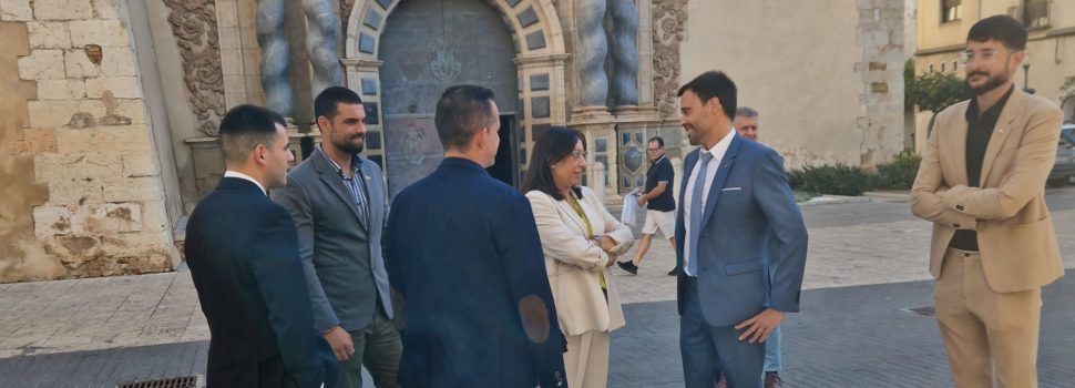 La presidenta de les Corts Llanos Massó visita Vinaròs
