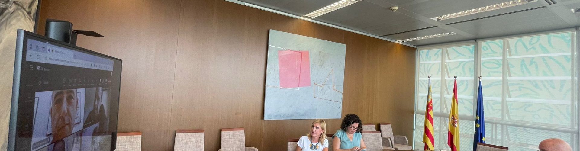 Pradas avanza a los alcaldes y la Diputación de Castellón que en breve se iniciarán los trabajos para reparar el puente de Forcall dañado por la DANA