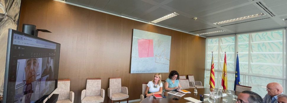 Pradas avanza a los alcaldes y la Diputación de Castellón que en breve se iniciarán los trabajos para reparar el puente de Forcall dañado por la DANA