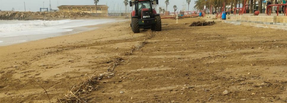  L’Ajuntament posa en marxa les feines de neteja de la costa