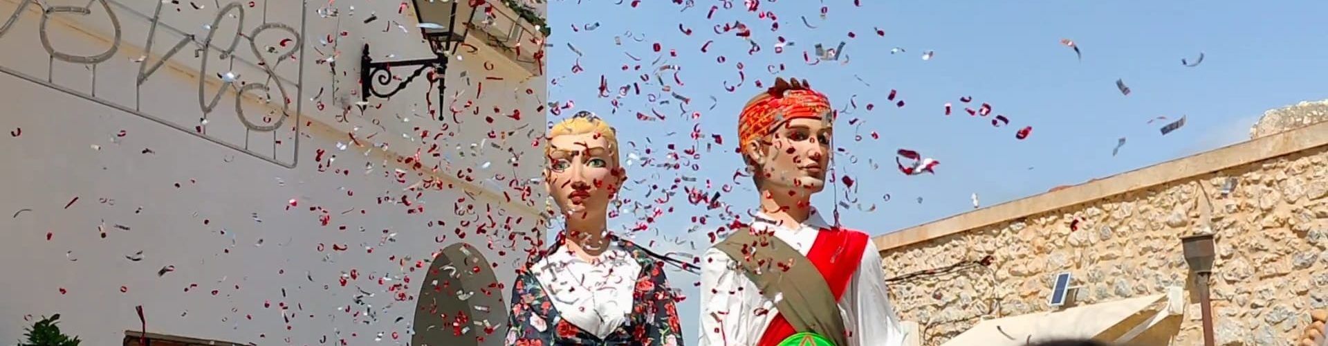 Els gegants Roc i Tana de Peníscola