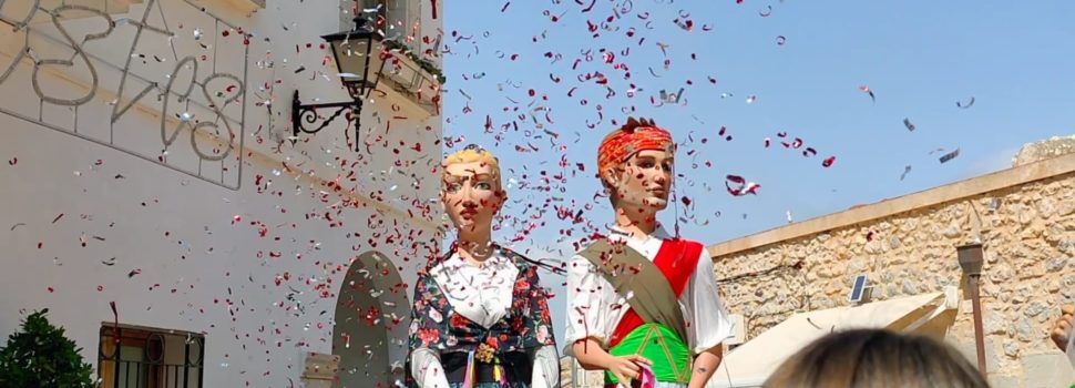 Els gegants Roc i Tana de Peníscola