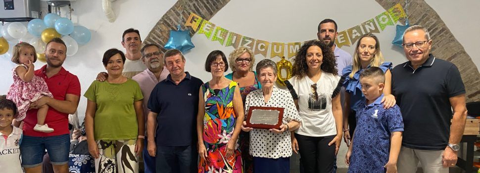 Maria Artiga Esteller compleix 100 anys a Sant Mateu