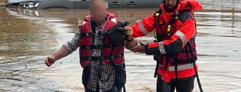 30 servicios de los bomberos por la DANA