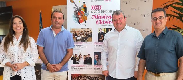 Peníscola presenta el XXXIX Cicle de Concerts de Música Clàssica Ciutat de Peníscola