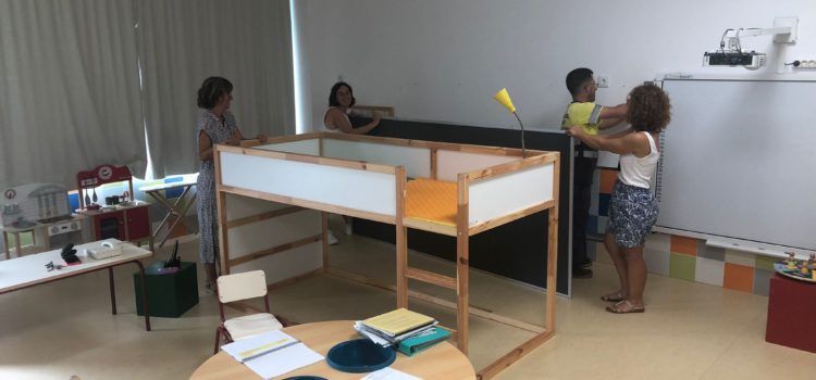 El CEIP Alberto Selma de Santa Magdalena es prepara per a la tornada al col·le