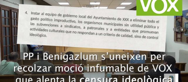 Isern: “la moció aprovada per PP, VOX i mig BG és un brindis al sol i d’una inconsistència sense precedents a la que no podíem donar suport”