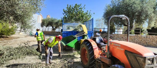L’Ajuntament realitza feines de manteniment del Puig de la Misericòrdia