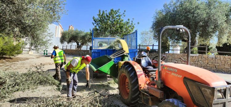 L’Ajuntament realitza feines de manteniment del Puig de la Misericòrdia