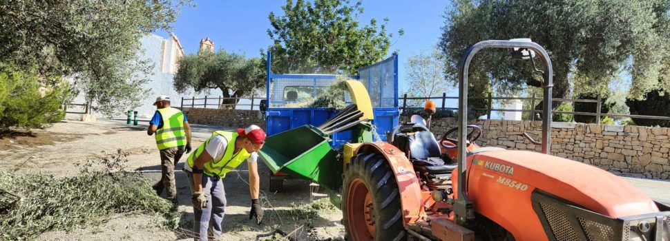 L’Ajuntament realitza feines de manteniment del Puig de la Misericòrdia