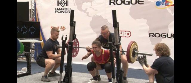 Càlig felicita Alicia Sorlí Ballester per la seua destacada actuació en l’Europeu Júnior de Powerlifting