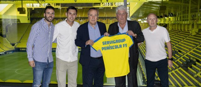 El Servigroup Peñíscola, en la presentación del programa “Endavant” del Villarreal CF
