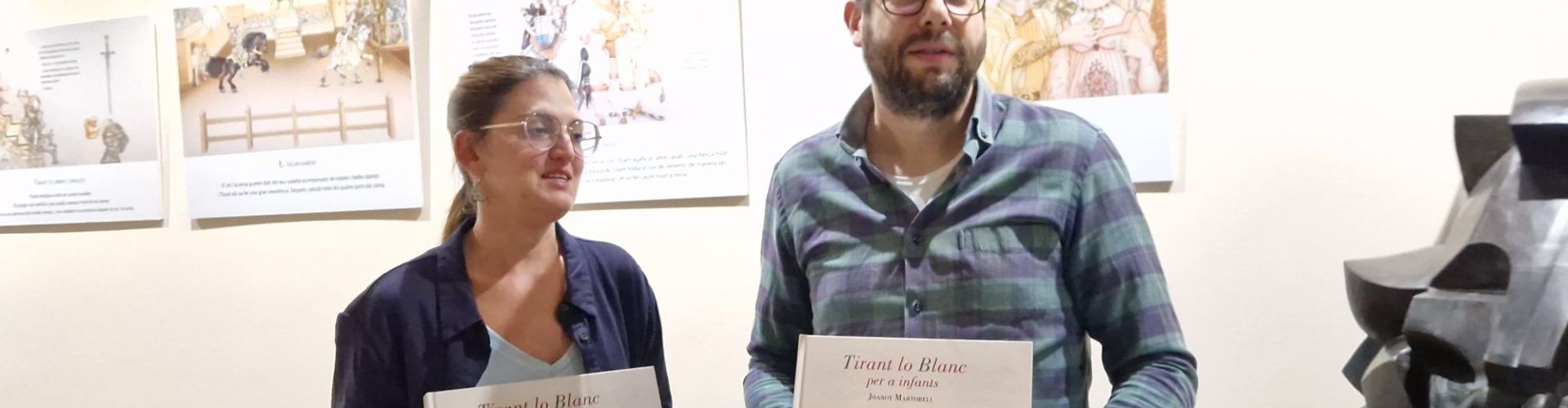 Exposició dedicada a Tirant lo Blanc a la Biblioteca