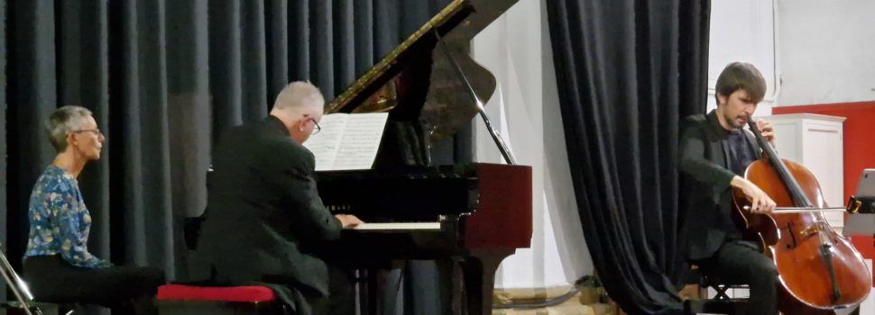 Primer concert del Festival de Música de Cambra de Vinaròs, amb el pianista Alan Branch i el violoncel·lista Jesús Miralles
