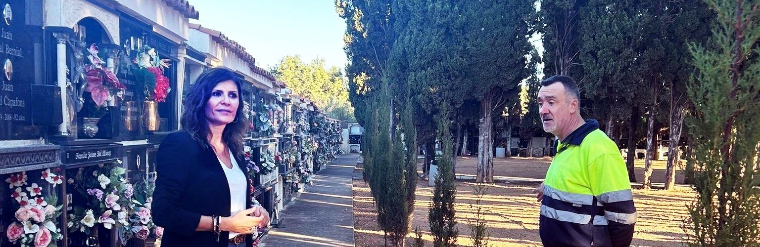 Canet Lo Roig intensifica las tareas de mantenimiento y embellecimiento del Cementerio Municipal