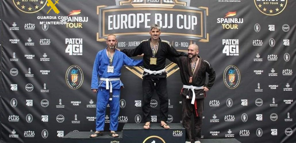 Un guardia civil de Vinaròs, subcampeón de Europa de Jiu Jitsu