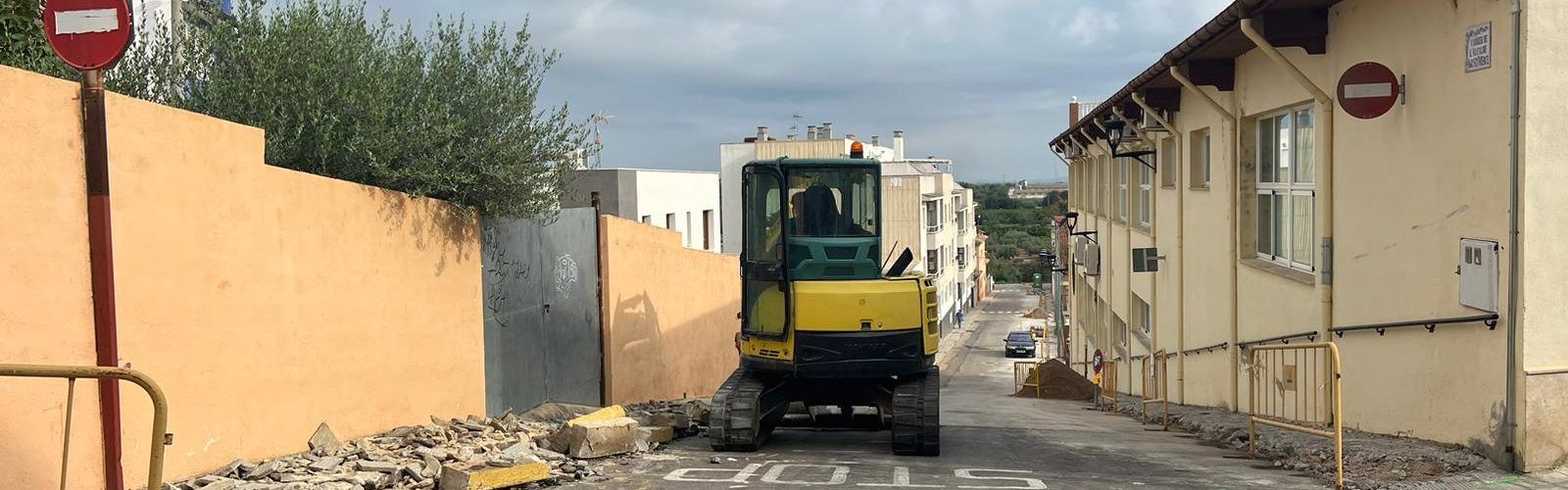 Comencen les obres d’adequació del carrer d’Agustí Mercé de Càlig