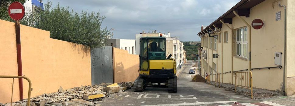 Comencen les obres d’adequació del carrer d’Agustí Mercé de Càlig