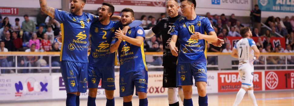Victoria trabajada del Servigroup Peñíscola en Noia (2-5)
