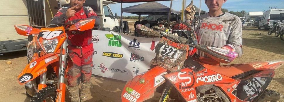Alfredo i José Manuel Pellicer, de Càlig, campions de Cross Country de la Comunitat Valenciana
