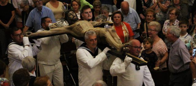 El Cristo del Mar regresa a Benicarló tras su restauración