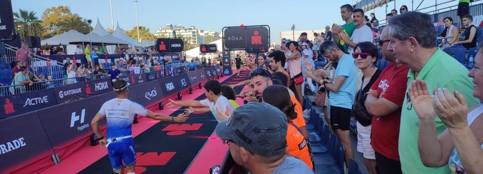 Antonio Adell, Puchi, en el segundo evento más multitudinario de Europa de Ironman, en Calella