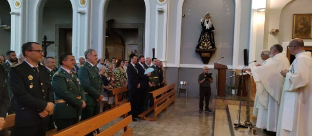 Missa a la parròquia Santa Magdalena de la festa del Pilar