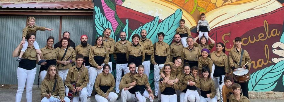 La Muixeranga dels Ports al festival contra el despoblament de Allepuz