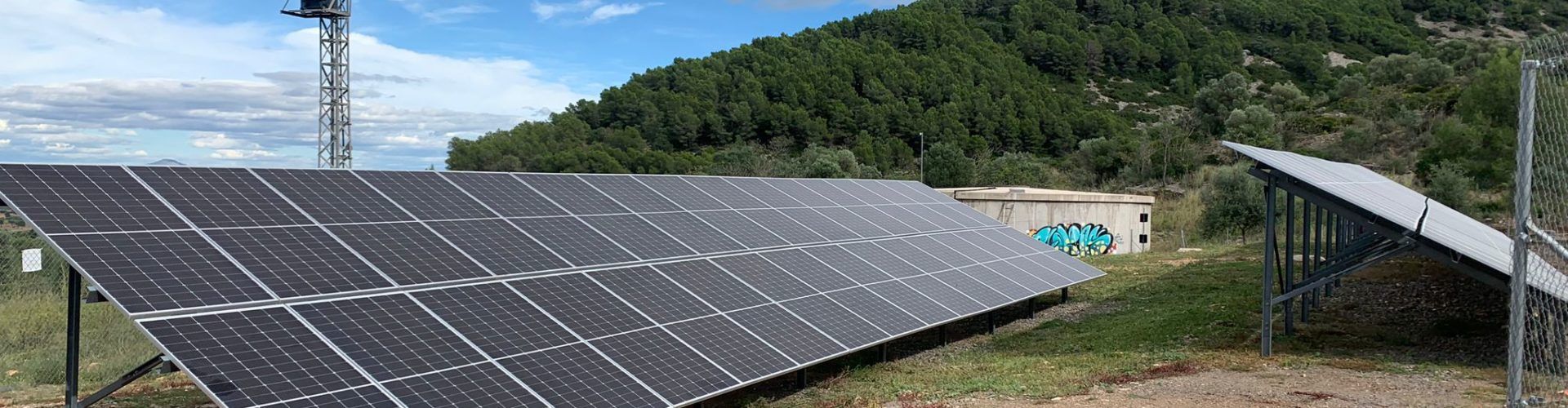 El depòsit d’aigua de Santa Magdalena ja es proveeix a través d’energia fotovoltaica