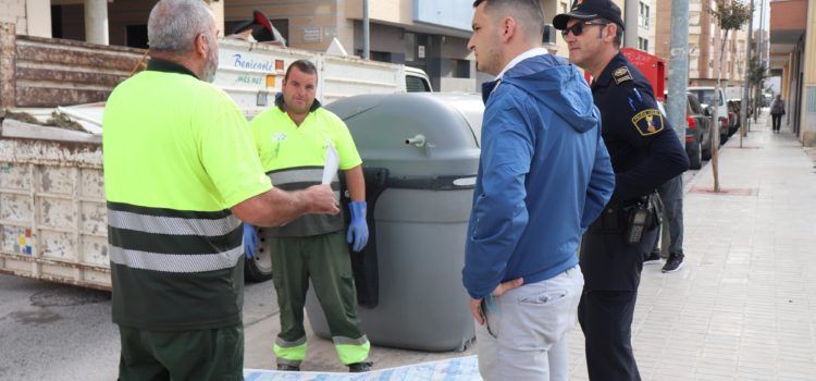 Medi Ambient i la Policia Local de Benicarló intensifiquen les actuacions contra els abocaments il·legals