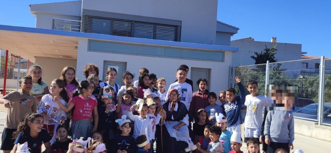 La Castanyera visita el CEIP Alberto Selma de Santa Magdalena