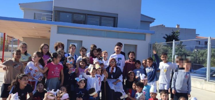 La Castanyera visita el CEIP Alberto Selma de Santa Magdalena