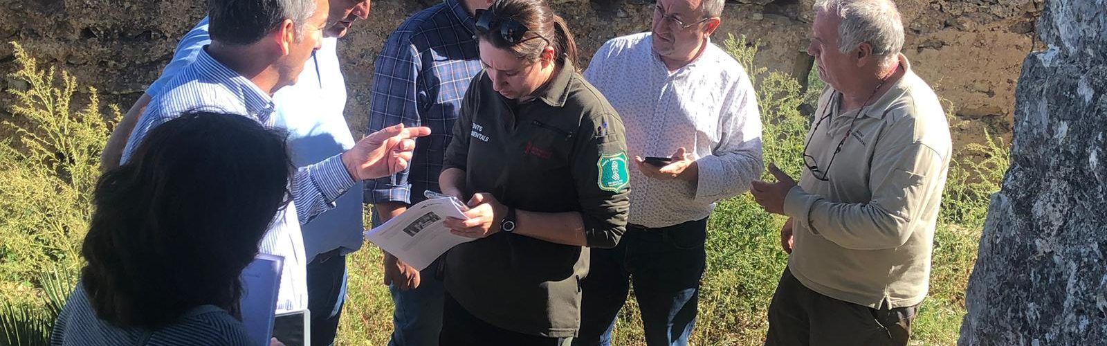 Visita al Castell de Polpís per ultimar tots els detalls de les obres d´accés