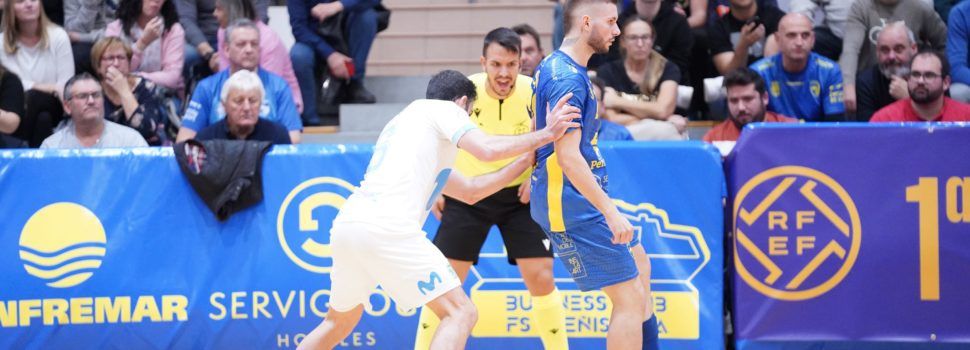 El Servigroup Peñíscola se ve superado por un gran Movistar Inter (1-5)