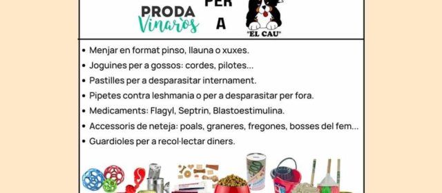 Compromís per Vinaròs fa una segona recollida solidària d’aliments i materials per a les protectores d’animals 