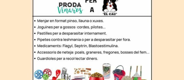 Compromís per Vinaròs fa una segona recollida solidària d’aliments i materials per a les protectores d’animals