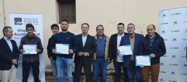 Emprendedores de Traiguera, Canet, Sant Jordi y Vilafamés, premiados por el GAL Maestrat Plana Alta y CaixaBank