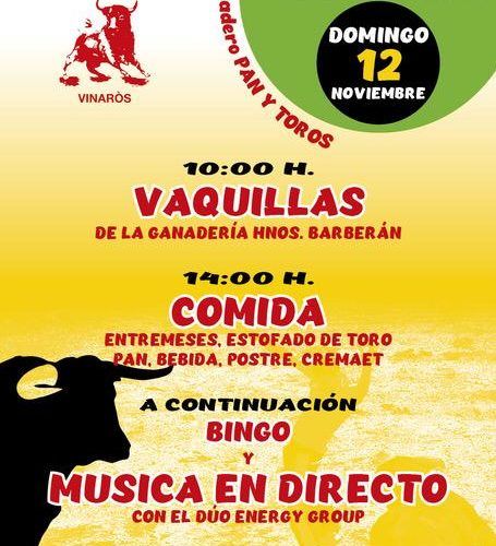 Fiesta del 64 aniversario de la peña Pan y Toros de Vinaròs