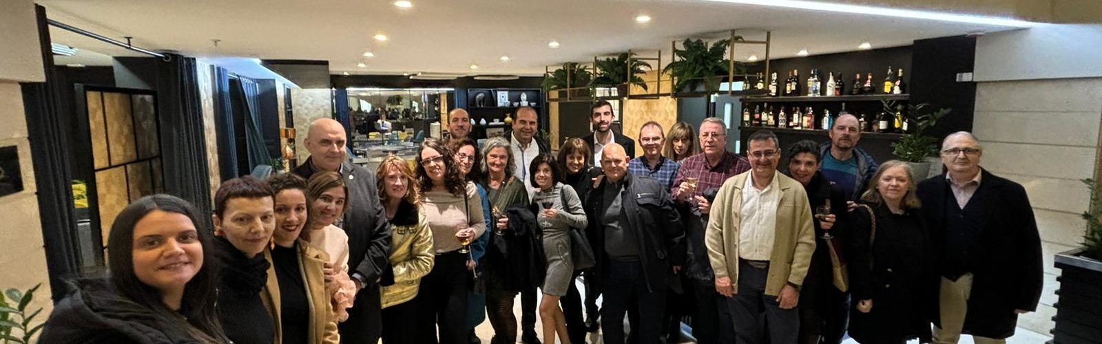 Paco del Castillo, professor de l’IES Joan Coromines, homenatjat per la càtedra Enric Soler i Godes