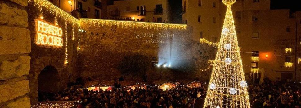 Peníscola omplirà de llum el seu cel per a l’encesa de l’enllumenat nadalenc el dia 1 de desembre 