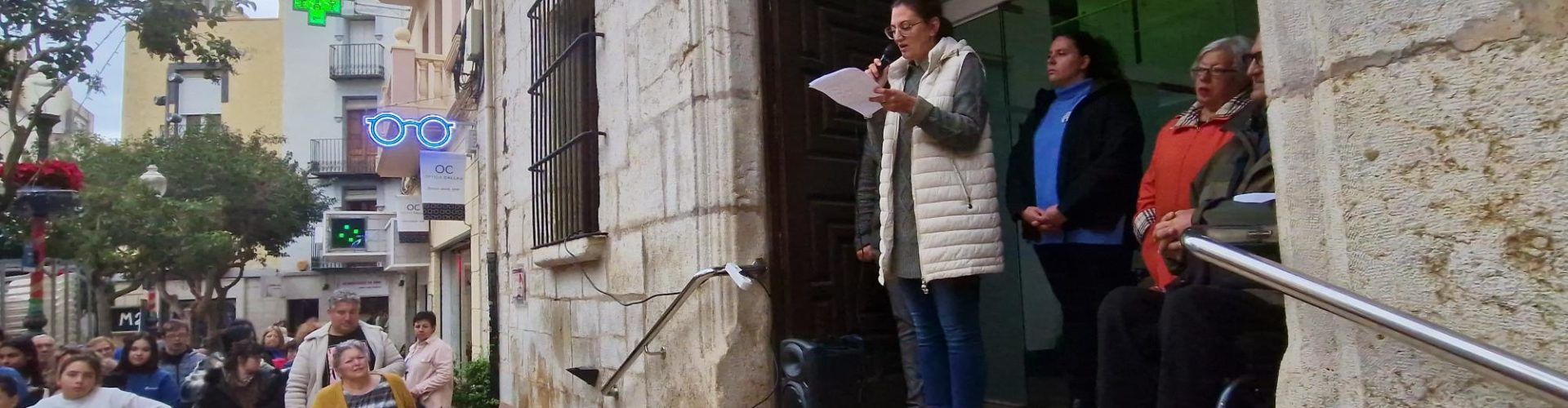 Lectura del manifest  del Dia Internacional de les Persones amb Discapacitat