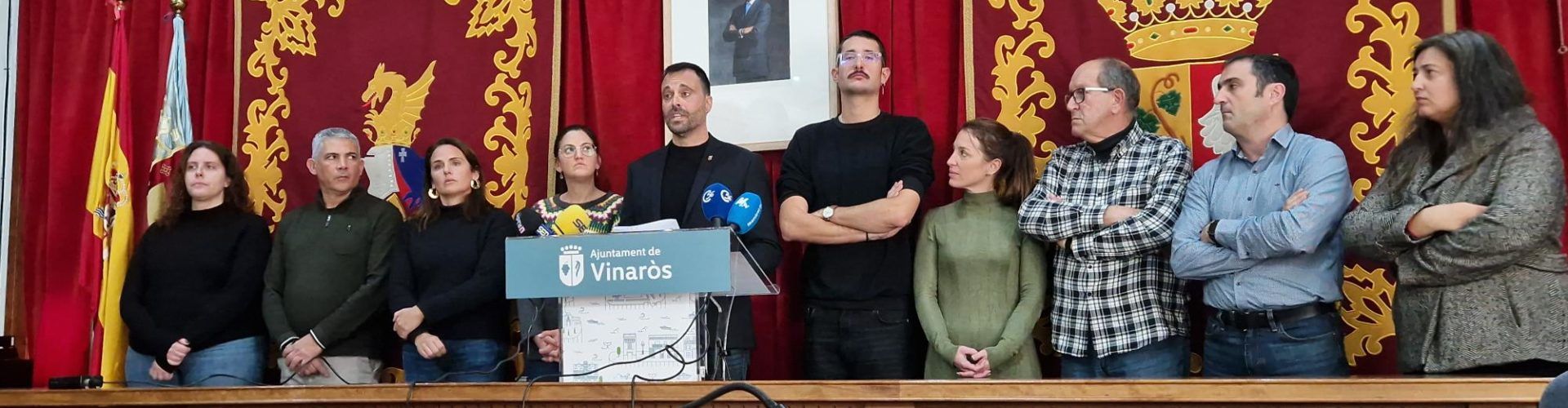 Reacció de l’alcalde de Vinaròs després de saber-se la moció de censura