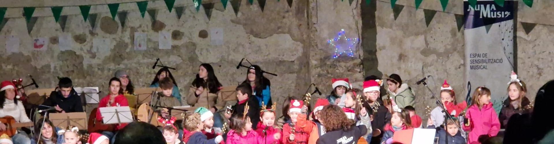 Actuació nadalenca de NUMA MUSIC al jardí de l’antic convent de S.Francesc