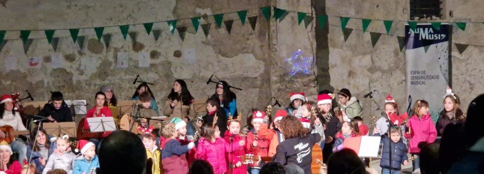 Actuació nadalenca de NUMA MUSIC al jardí de l’antic convent de S.Francesc