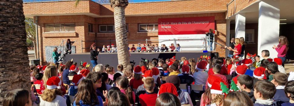 Cantada de Nadales per començar les vacances escolars