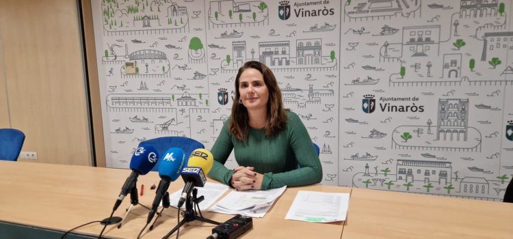 Roda de premsa de la regidora Carmen Morellá sobre els fons EDUSI i Next Generation