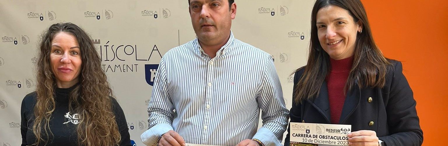 Peníscola presenta la Medieval Xtrem Race y el Campus de Futbol Solidari organitzat per la Penya Barça