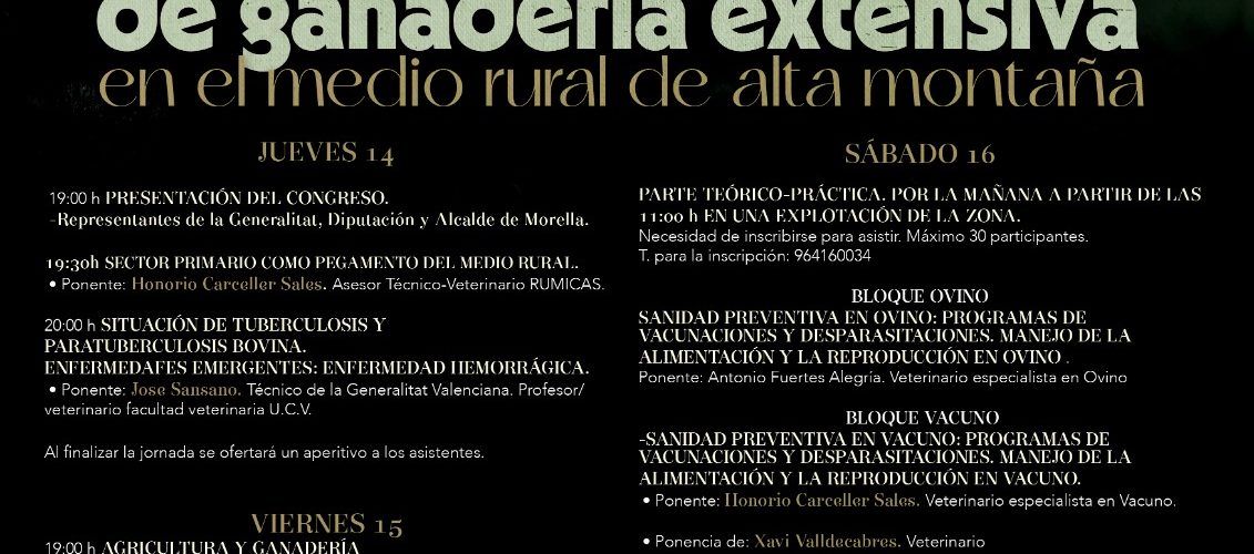 Morella viurà aquesta setmana el primer congrés nacional de ramaderia extensiva d’alta muntanya