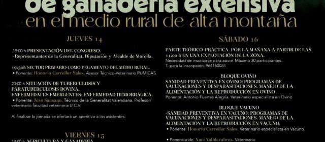Morella viurà aquesta setmana el primer congrés nacional de ramaderia extensiva d’alta muntanya