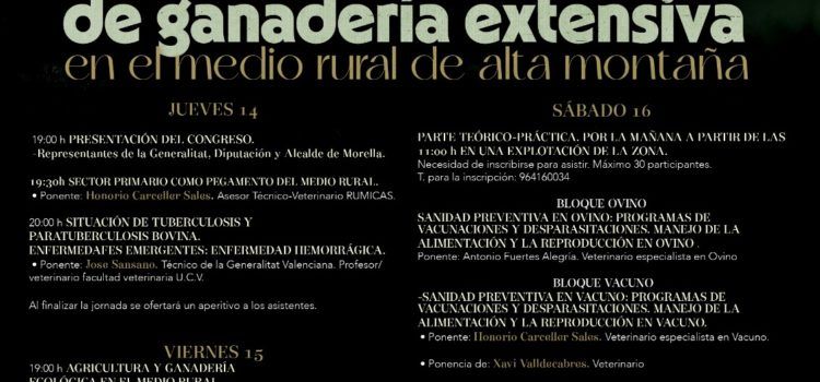 Morella viurà aquesta setmana el primer congrés nacional de ramaderia extensiva d’alta muntanya